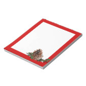 Pijnranden (achtergrondkleur en tekst toevoegen) notitieblok (Linkerzijde)