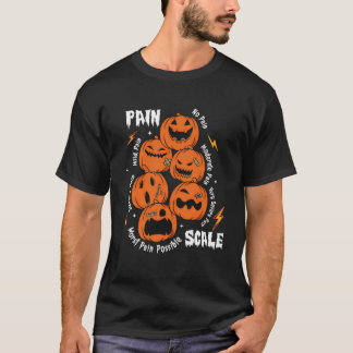 Pijnschaal Spookpompoen Herfst Halloween Trauma Nu T-shirt