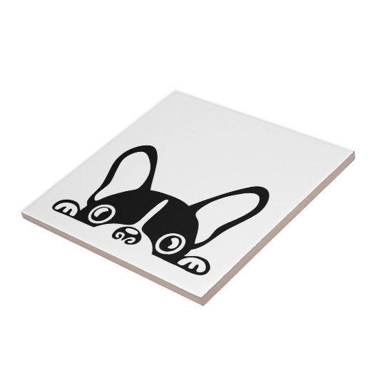 Pijnse hond tegeltje (Zijkant)