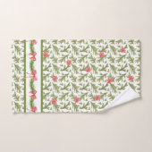 Pijnstokken, Pinecones en Poinsettias Bath Towel Bad Handdoek (Handdoek)