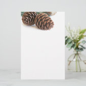 Pijntakjes en -kegels briefpapier (Staand voorkant)