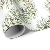 Pijntakken en -keien Kerstmis, nieuwjaar Cadeaupapier (Rol Hoek)