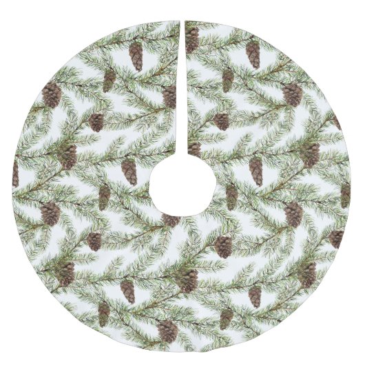 Pijntakken en -keien Kerstmis, nieuwjaar Kerstboom Rok (Voorkant)