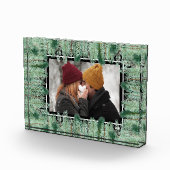 Pijntakken op zwart fotoblokken (Rechts)