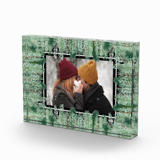 Pijntakken op zwart fotoblokken (Rechts)