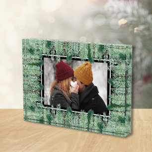 Pijntakken op zwart fotoblokken