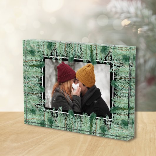 Pijntakken op zwart fotoblokken