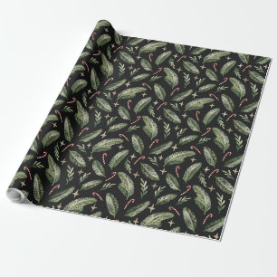 Pijntakken, snoeprietjes en rammelpatroon cadeaupapier