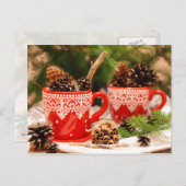 Pijntjes in koffiekopjes briefkaart (Voorkant / Achterkant)