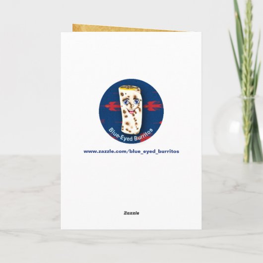 Pijntoon op  papier - Kerstmis Kaart (Achterkant)