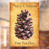 Pijntoon op  papier - Kerstmis Raamsticker (Vel 2)