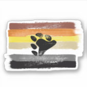 PIJNVLAG EN SYMBOOL VAN BEER STICKER (Voorkant)