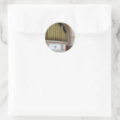 Pijp Organ Spreckels Ronde Sticker (Tas)