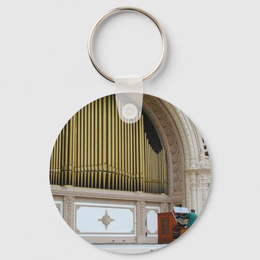 Pijp Organ Spreckels Sleutelhanger (Voorkant)
