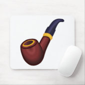 Pijp, roken, tabak muismat (Met muis)