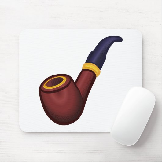 Pijp, roken, tabak muismat (Met muis)