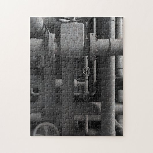 Pijpen en afsluiters legpuzzel (Verticaal)