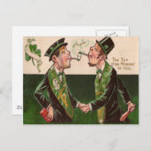 Pijpen van de Vrede St Patrick's Day Kaart (Voorkant / Achterkant)