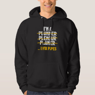Pijpfitter Stoomfitter Vakman Loodgieter I Pijpen Hoodie