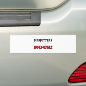 Pijpfitters Rock Bumpersticker (Op auto)
