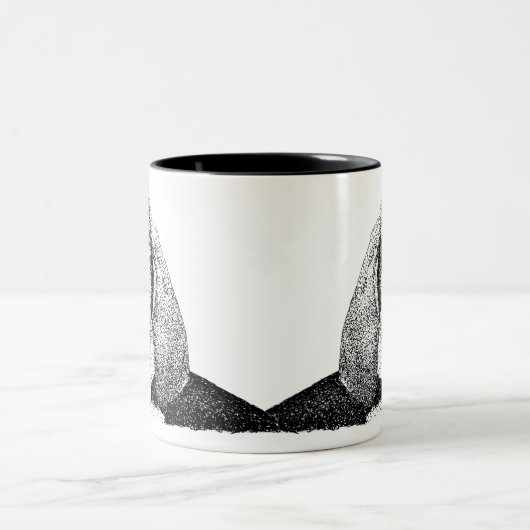 pijphond tweekleurige koffiemok (Center)