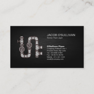 Pijplaagfitter loodgieterswerk visitekaartje