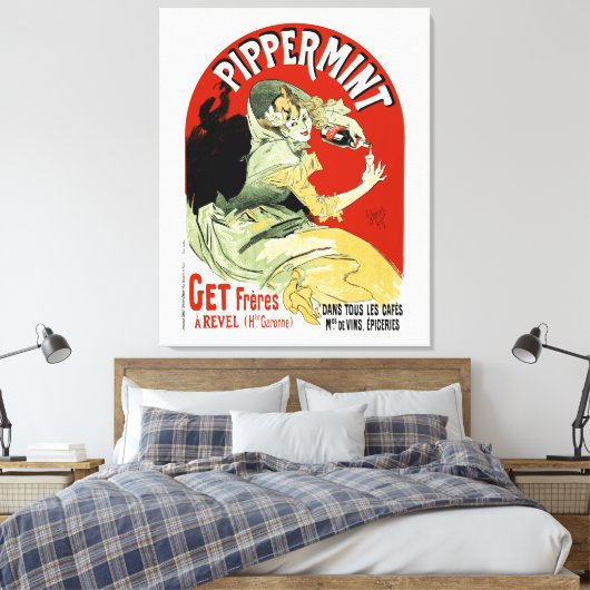 Pijpleiding Canvas Afdruk (Insitu (Slaapkamer))