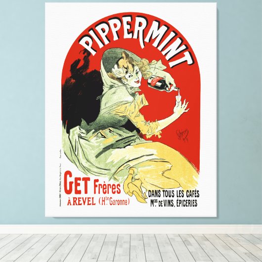 Pijpleiding Canvas Afdruk (Insitu (Houten vloer))