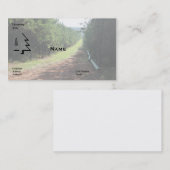 Pijpleiding rechtdoor visitekaartje (Voorkant / Achterkant)