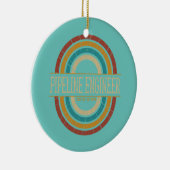 Pijpleiding  retratie keramisch ornament (Rechts)