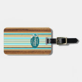 Pijpleiding Surfboard Hawaiian Bagagelabels (Voorkant horizontaal)
