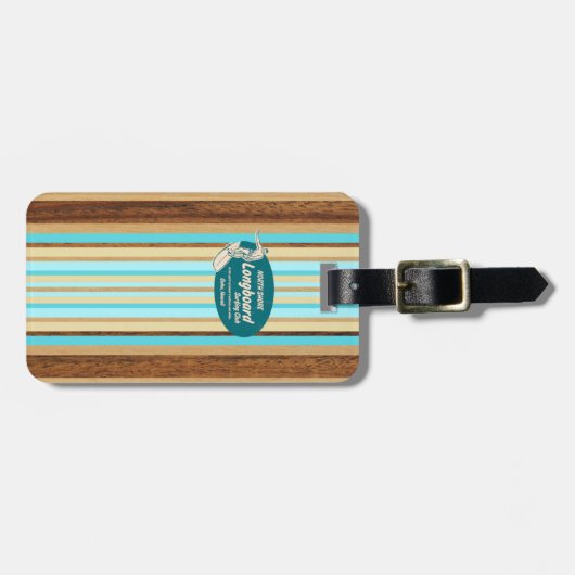 Pijpleiding Surfboard Hawaiian Bagagelabels (Voorkant horizontaal)
