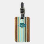 Pijpleiding Surfboard Hawaiian Bagagelabels (Voorkant verticaal)