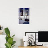 Pijpleiding voor aardolieraffinaderij poster (Thuiskantoor)