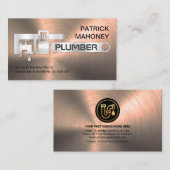 Pijpleiding voor het repareren van de kraan visitekaartje (Voorkant / Achterkant)