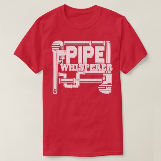 Pijpleiding Whisperer Plumber Pipefitter Gift T-shirt (Design voorkant)