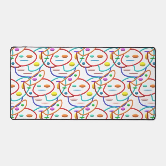 Pijpleidingspatroon kunst modern ziet er schoon sl bureaumat (Voorkant)