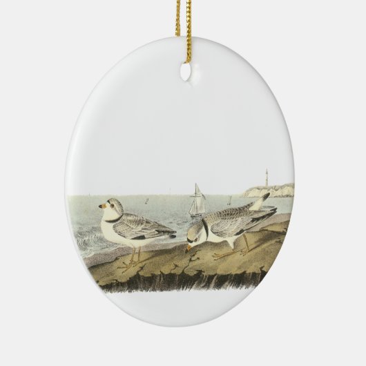 Pijpliefhebber, John Audubon Keramisch Ornament (Rechts)