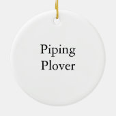 Pijpliefhebber, John Audubon Keramisch Ornament (Achterkant)