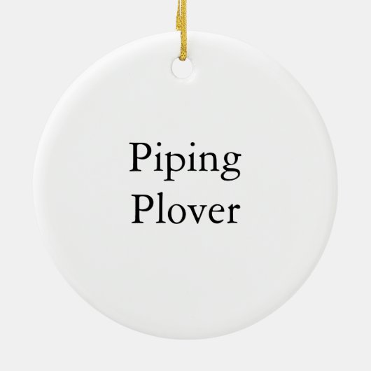 Pijpliefhebber, John Audubon Keramisch Ornament (Achterkant)