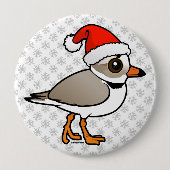 Pijploper Santa Ronde Button 4,0 Cm (Voorkant)