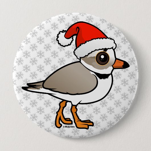 Pijploper Santa Ronde Button 4,0 Cm (Voorkant)