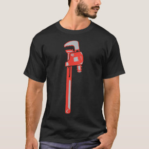 Pijpmoersleutel Loodgieter Pipefitter Expert Loodg T-shirt