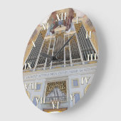 Pijporgaanklok met Romeinse cijfers Grote Klok (Hoek)