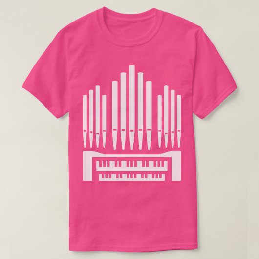 pijporgel 2 t-shirt (Design voorkant)