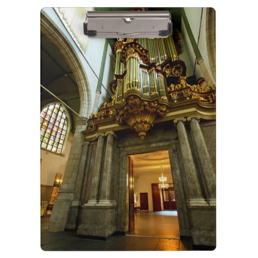 Pijporgel in Gouda Klembord (Voorkant)