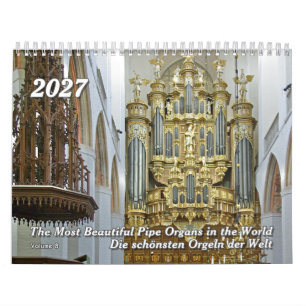 Pijporgels van de Wereld 2026 – Een Orgelkalender Kalender