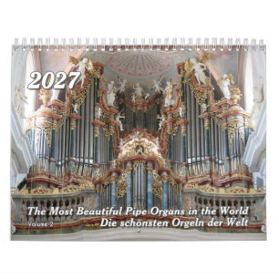 Pijporgels van de Wereld 2027 – Een Muziekkalender Kalender