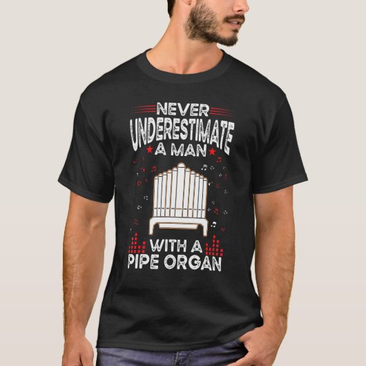 Pijporgelspeler T-shirt (Voorkant)