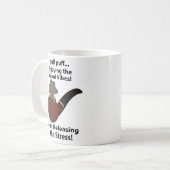 Pijproken Genieten van de goede vibes Pijproken Koffiemok (Voorkant links)